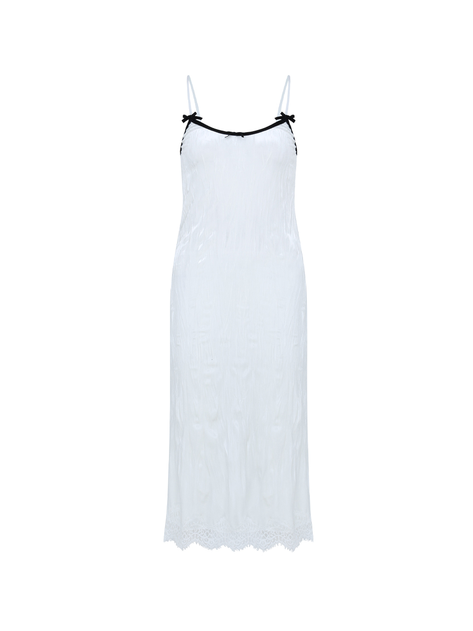 white mini ribbon point velvet dress